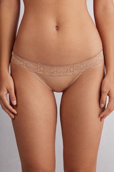 Beige Carioca Brazilian Briefs, Soft Beige, medium
