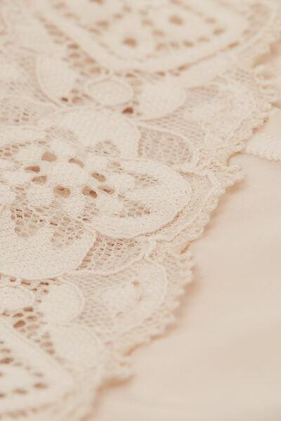 Beige Carioca Lace Brazilian Briefs, Silk, large image number 4