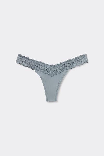 Blue 80S-Style Brazilian Briefs, , large image number 2