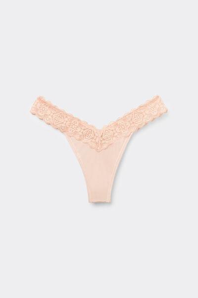 Pink 80S-Style Brazilian Briefs, , large image number 1