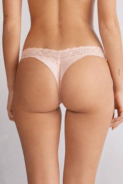 Pink 80S-Style Brazilian Briefs, , large image number 3