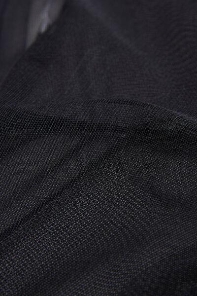 Black Invisible Touch Tulle Brazilian Briefs, Black, large image number 4