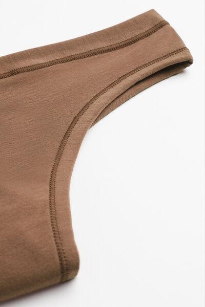 Beige Ultralight Brazilian Briefs, , large image number 4