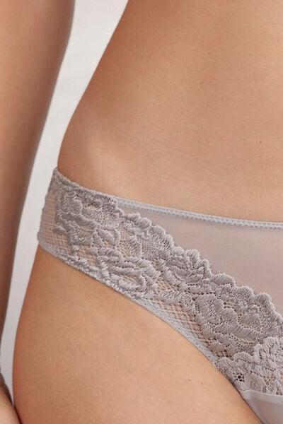 Grey Pretty Flowers Brazilian Briefs, 5601_347J, large image number 5