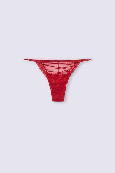 Red Sinful Fantasies String Brazilian, , large image number 4