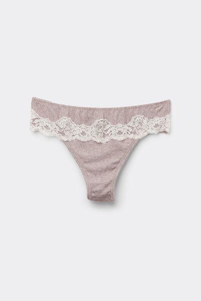 Grey Effortless Beauty Brazilian Briefs, , large image number 2