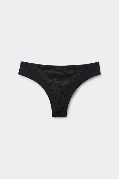 Black Delicate Pieces Panties, , large image number 2
