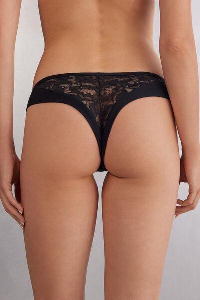 Black Delicate Pieces Panties, , large image number 3