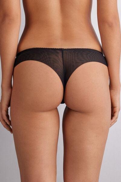 Black See The Magic Brazilian Briefs, , large image number 3