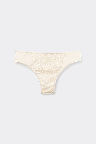 Ecru Self Love Brazilian Briefs, , large image number 1
