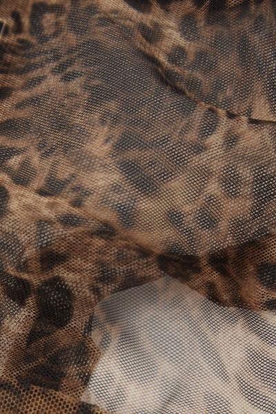 Brown Animal Print Brazilian Briefs, , large image number 4