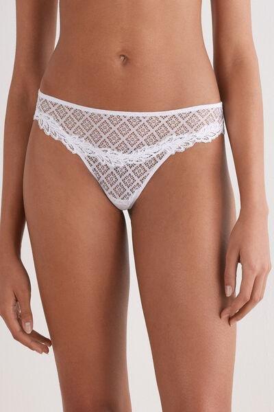 White Allure Brazilian Briefs, , large image number 0