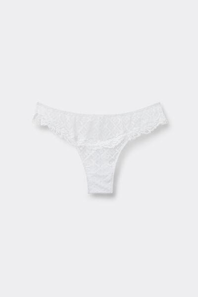 White Allure Brazilian Briefs, , large image number 1