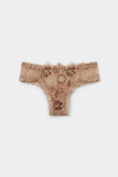 Beige Summer Glow Brazilian Briefs, , large image number 2