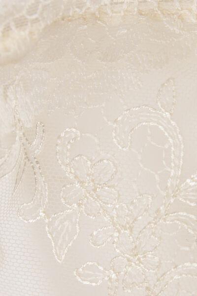 Beige Luxury Dreams Embroidered Brazilian Briefs, , large image number 4