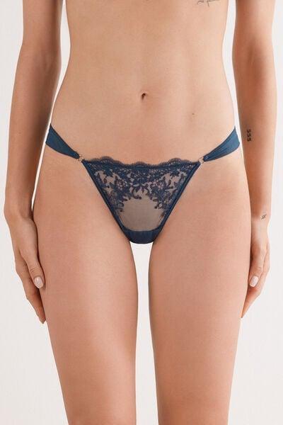Blue Luxury Dreams Brazilian Briefs, 5601_937J, large image number 3