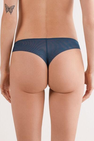 Blue Luxury Dreams Brazilian Briefs, 5601_937J, large image number 3