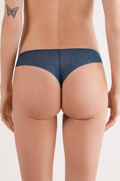 Blue Luxury Dreams Brazilian Briefs, 5601_937J, large image number 4