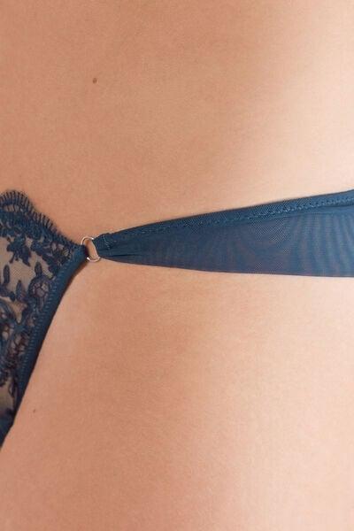 Blue Luxury Dreams Brazilian Briefs, 5601_937J, large image number 7