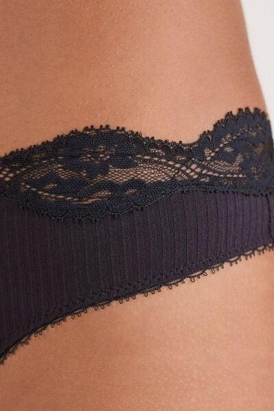Black Your Everyday Wear Brazilian Briefs, Black, large image number 5