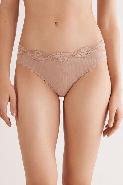 Beige Your Everyday Wear Brazilian Briefs, , large image number 0