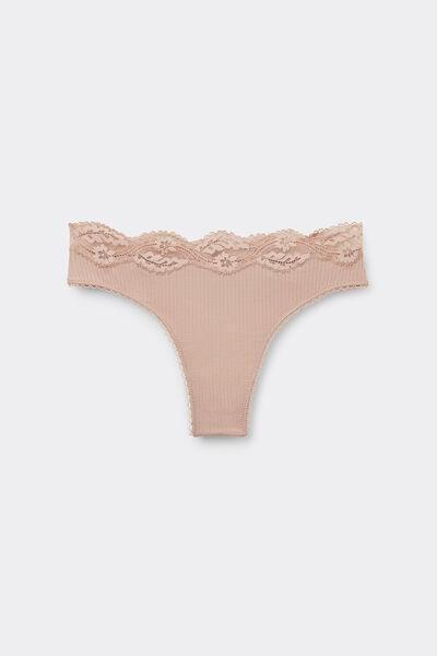 Beige Your Everyday Wear Brazilian Briefs, , large image number 2
