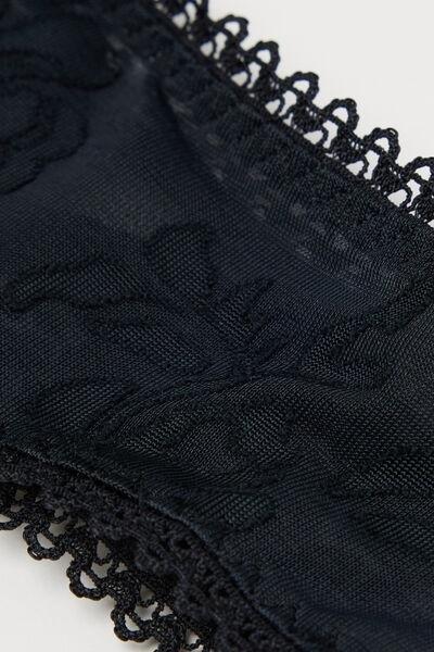 black Softer Than a Kiss Brazilian Briefs, Black, large image number 4