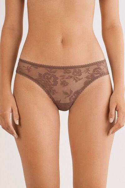 Beige Softer Than A Kiss Brazilian Briefs, Brown Mocha, large image number 1