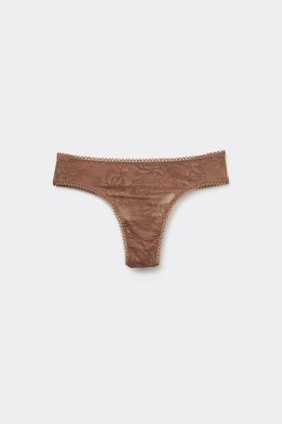Beige Softer Than A Kiss Brazilian Briefs, Brown Mocha, large image number 3