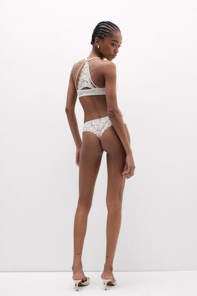 Beige Midsummer Dream Brazilian Briefs, 5601_118K, large image number 2