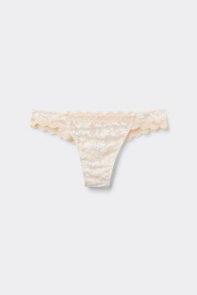 Beige Midsummer Dream Brazilian Briefs, 5601_118K, large image number 3