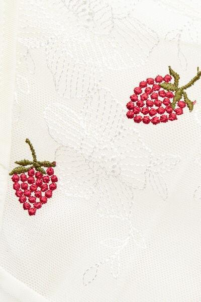 White Sweet As A Berry Brazilian Briefs, Powder White, large image number 6