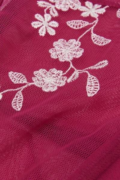 Pink Brighten Your Day Tulle Brazilian Briefs, 5601_110K, large image number 4