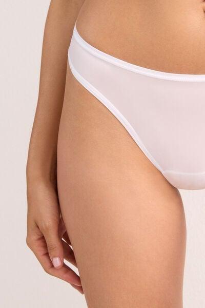 ثونج برازيلي أبيض من ستوكات "ائقة الخ"ة، للنساء, White, large image number 5