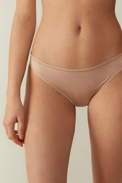 Intimissimi - Soft Beige Ultralight Microfibre Brazilian Briefs, Women