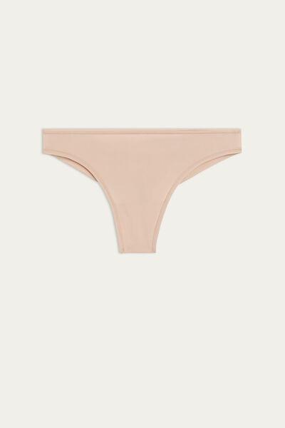 Intimissimi - Soft Beige Ultralight Microfibre Brazilian Briefs, Women