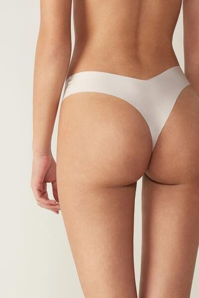 Cream V-Cut Brazilian Briefs, , large image number 7