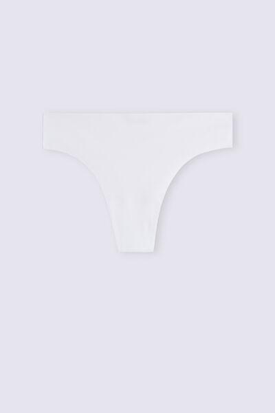 Intimissimi - White Seamless Ultra Light Microfibre Brazilian Briefs