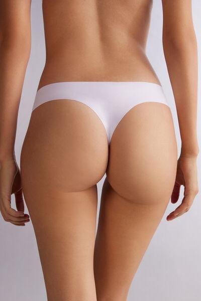 Intimissimi - White Seamless Ultra Light Microfibre Brazilian Briefs