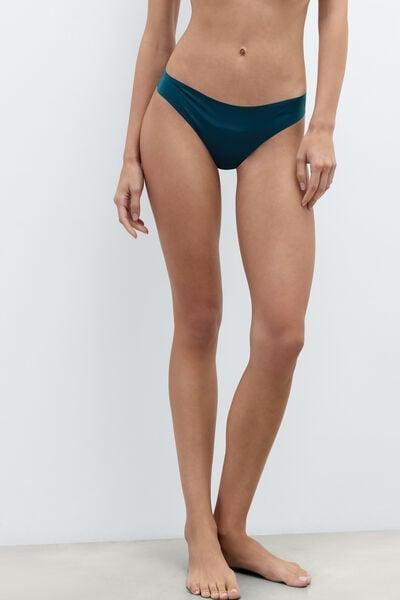 Green Ultralight Microfibre Brazilian Knickers, 5601_187K, large image number 1