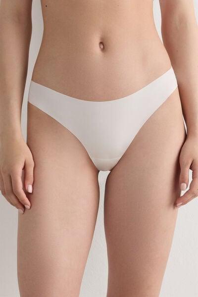 White Ultralight Brazilian Briefs, Powder White, large image number 4
