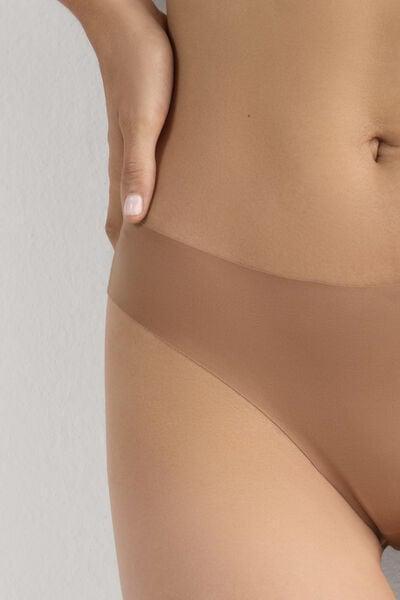 Beige Ultra Light Brazilian Briefs, Medium Beige, large image number 9