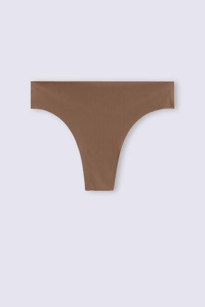 Brown Seamless Brazilian Briefs, , large image number 2