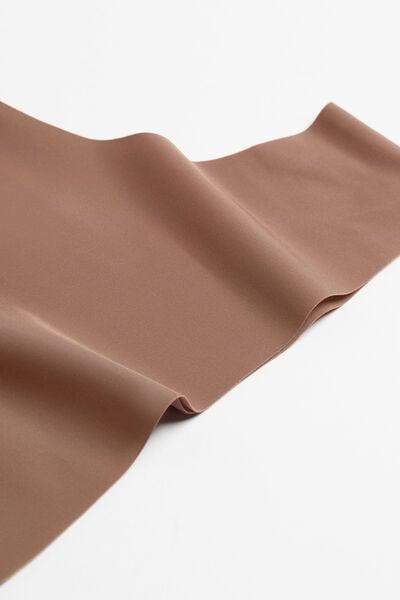 Brown Seamless Brazilian Briefs, Brown Mocha, large image number 7