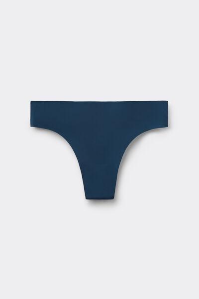 Navy Ultralight Microfibre Brazilian Knickers, 5601_937J, medium