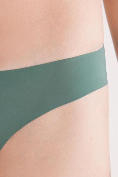 Green Ultralight Microfibre Brazilian Knickers, 5601_941J, large image number 5