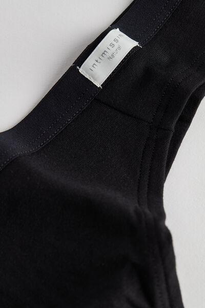 Black Low-Waist Brazilian Briefs, , large image number 11