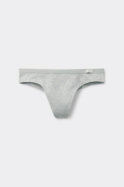 Grey Low-Waist Brazilian Briefs, , large image number 2