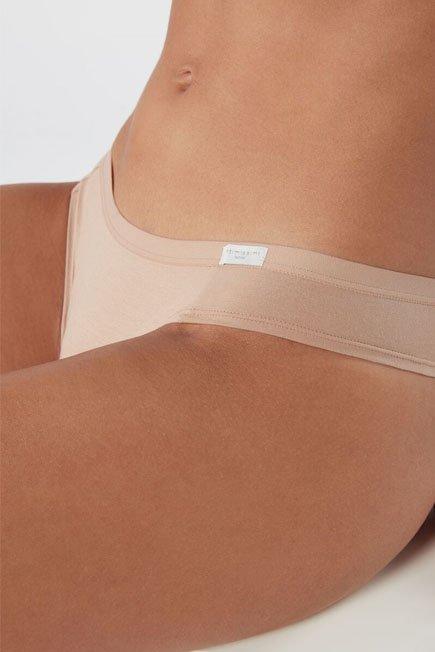 Beige Low-Waist Brazilian Briefs, , large image number 8