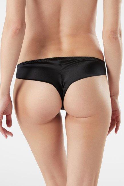 Black Seamless Brazilian Briefs, , large image number 8
